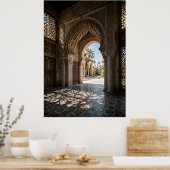 Affiche Maroc, arche traditionnelle et décoration ポスター (キッチン)