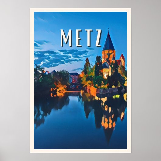 Affiche Metz写真ヴィンテージ ポスター (正面)