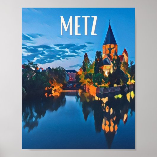 Affiche Metz写真ヴィンテージ ポスター (正面)