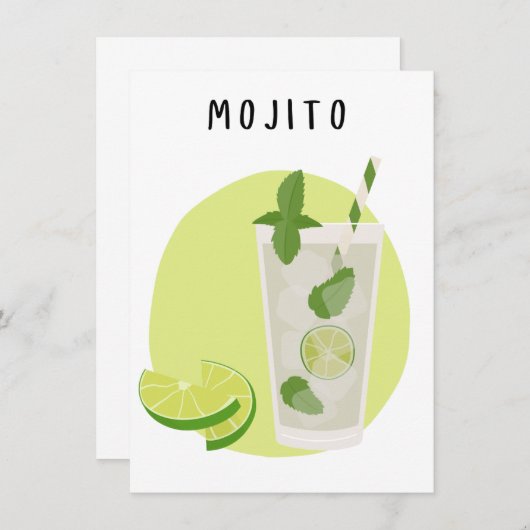 Affiche Mojito petit format (正面/裏面)