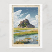 Affiche Mont Saint-Michel - France - ポストカード (正面)