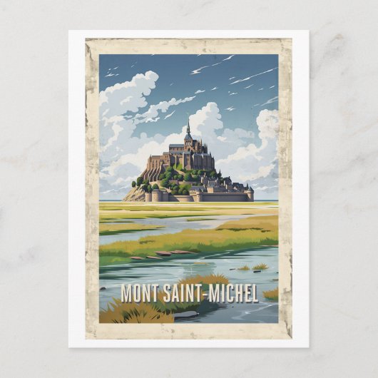 Affiche Mont Saint-Michel - France - ポストカード (正面)