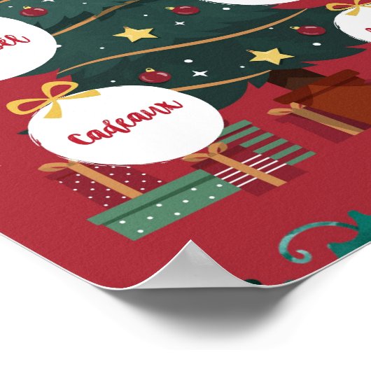 affiche Noël  ポスター (角)