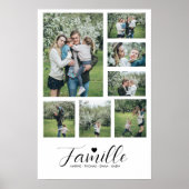 Affiche Personnalisé Notre Famille 7 Photos et les ポスター (正面)