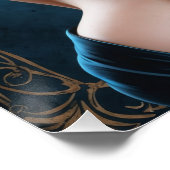 Affiche Pin-up Rousse Inspirée Art Déco ポスター (コーナー)