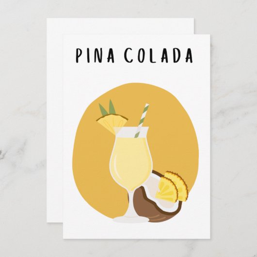 Affiche Pina Colada petit format (正面/裏面)