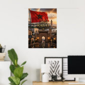 Affiche Rabat Maroc ポスター (ホームオフィス)