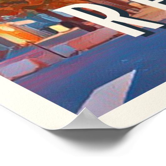 Affiche Rems写真ヴィンテージ ポスター (角)