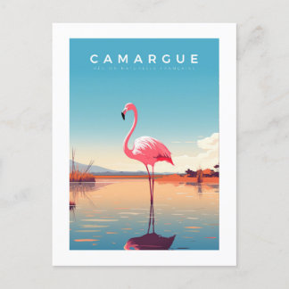 Affiche rétro - voyage - vintage - camargue - Hive シーズンポストカード