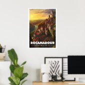 Affiche Rocamadour – フランス – ディパルトメントデュロト –  ポスター (ホームオフィス)