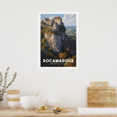 Affiche Rocamadour – フランス – ディパルトメントデュロト –  ポスター (キッチン)