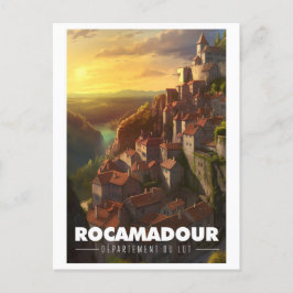 Affiche Rocamadour - France - Département du Lot - ポストカード