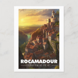 Affiche Rocamadour - France - Département du Lot - ポストカード
