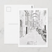 Affiche  Rue étroite italienne ポストカード (正面/裏面)