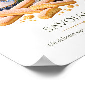 Affiche Savoiardi – Vintage Italian Dessert ポスター (角)