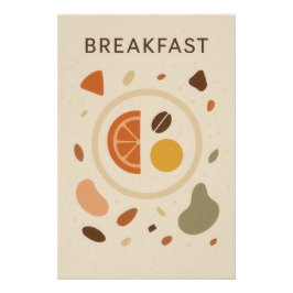 Affiche Terrazzo Chic : BREAKFAST ポスター