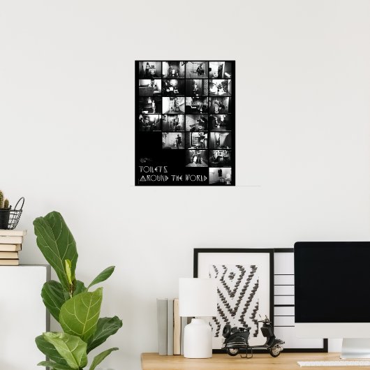 Affiche Toilets - Crevettes trotteuses ポスター (ホームオフィス)