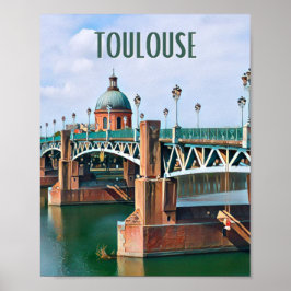 Affiche Toulouse写真ヴィンテージ ポスター