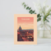Affiche Toulouse - France - illustration ポストカード (スタンド正面)