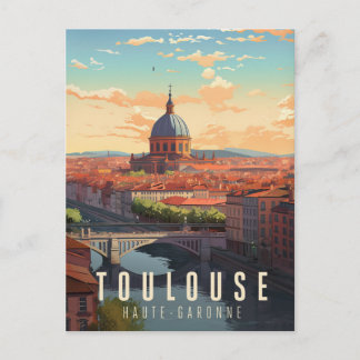 Affiche Toulouse - France - illustration ポストカード