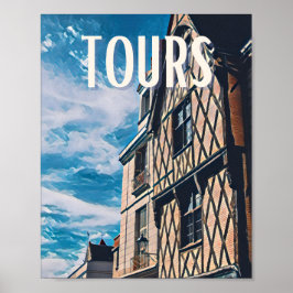 Affiche Tours写真ヴィンテージ ポスター