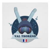 Affiche Val Thorens Station de ski  ポスター (正面)
