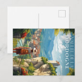 Affiche - Vallée de la dordogne - 24 ポストカード (正面/裏面)