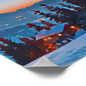 Affiche Vars Station de ski  ポスター (角)