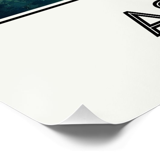 Affiche vintage Asuncion, charme colonial ポスター (コーナー)