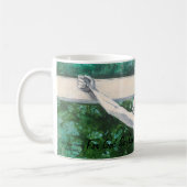 Affirm/聖なる書物、 経典ジョン3:16オリジナルアートハンド色彩の鮮やか コーヒーマグカップ (左)