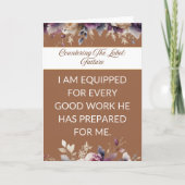 Affirmation card mental wellness for her - Beige カード (正面)