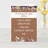 Affirmation card mental wellness for her - health カード (黄色い花)
