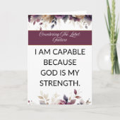 Affirmation card mental wellness for her - Love カード (正面)