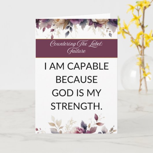 Affirmation card mental wellness for her - Love カード (黄色い花)