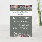 Affirmation card mental wellness for her - Sage カード (正面)