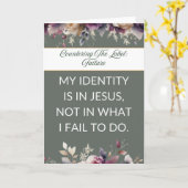 Affirmation card mental wellness for her - Sage カード (黄色い花)