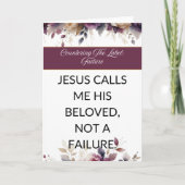 Affirmation card mental wellness for her - White カード (正面)