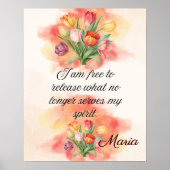 Affirmation Faith: I Am Free To Release  ポスター (正面)
