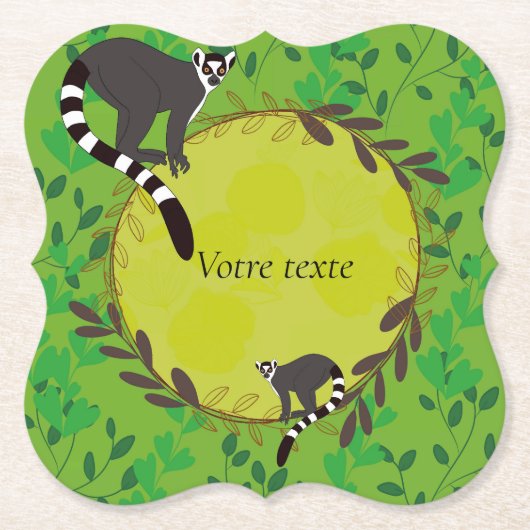 Affirmation inspirante, affirmation positive, ペーパーコースター (正面)