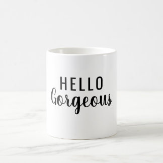 Affirmation Mug – Hello Gorgeous Motivational Gift コーヒーマグカップ