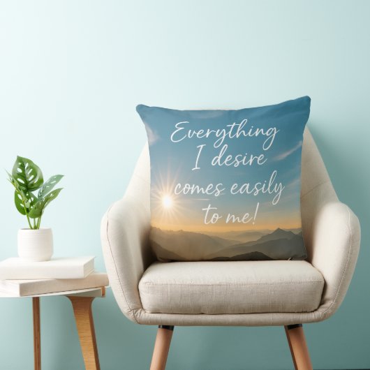 Affirmation on your pillow クッション (椅子)