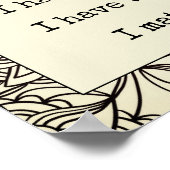 Affirmation Self-Worth You Matter Abstract Mandala ポスター (角)