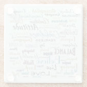 Affirmations   ガラスコースター (裏面)