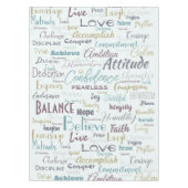 Affirmations   テーブルクロス (正面)