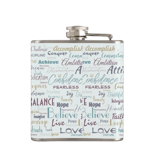 Affirmations   フラスク (裏面)