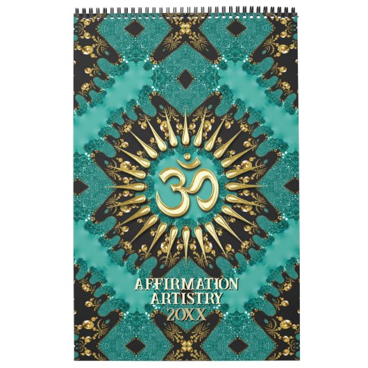Affirmations OM Artistry Calendar カレンダー (カバー)