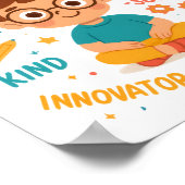 AFFIRMATIONS PERSONALIZED POSTER FOR BOYS ポスター (角)