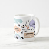Affirmations positives motivation et succès コーヒーマグカップ (正面右)