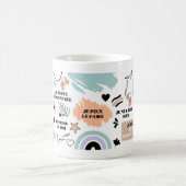 Affirmations positives motivation et succès コーヒーマグカップ (中央)