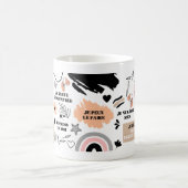 Affirmations positives motivation succès コーヒーマグカップ (中央)